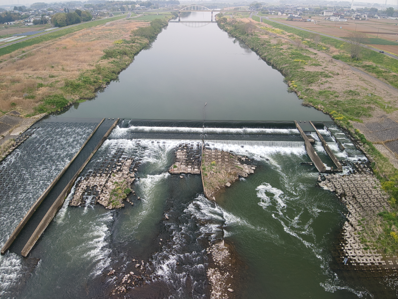 【茨城県】鎌庭堰(かまにわぜき)【下妻市】