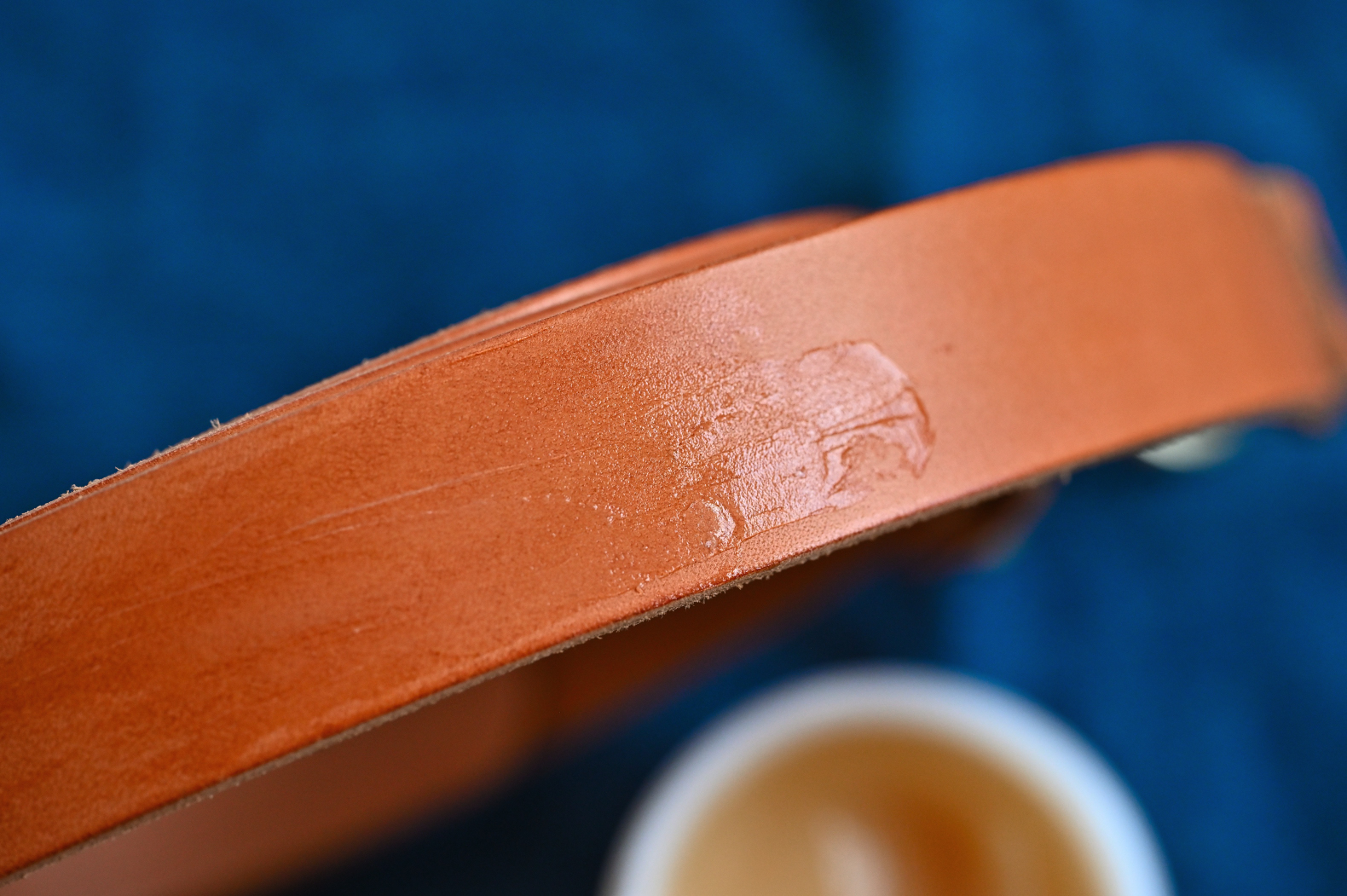 【HERZ】ショルダーストラップ KO-20キャメル 幅：30mm【革製品】